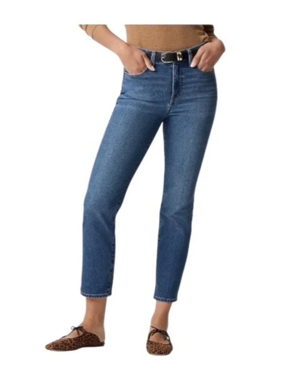 J.Crew Essential Straight Leg Jeans Blue Size 27 Preppy Minimalist Classic Cute